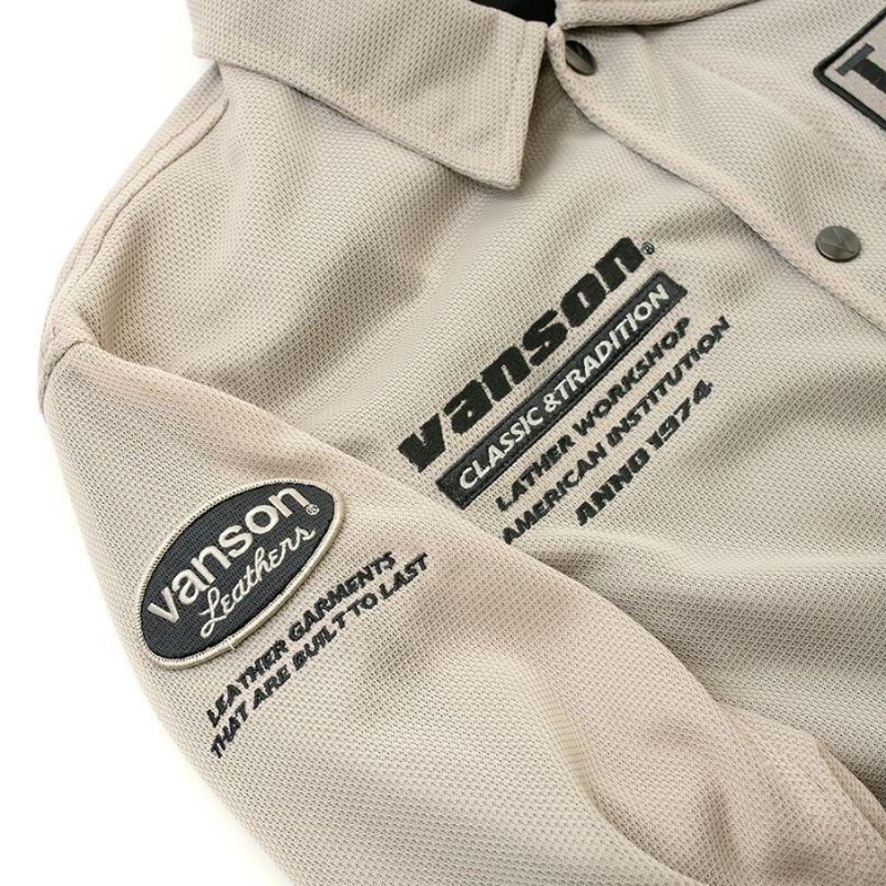 VANSON バンソン メッシュコーチジャケット（TVS2503S