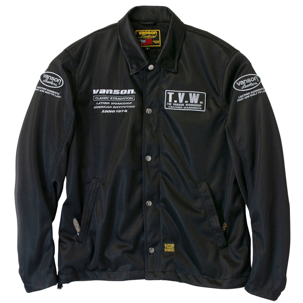 VANSON バンソン メッシュコーチジャケット（TVS2503S