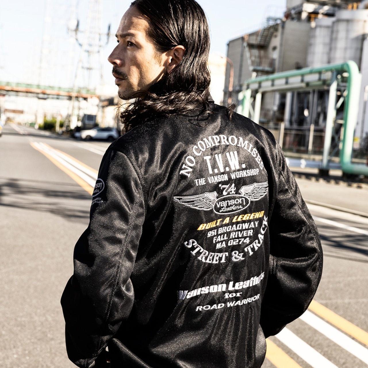 VANSON バンソン メッシュコーチジャケット（TVS2503S