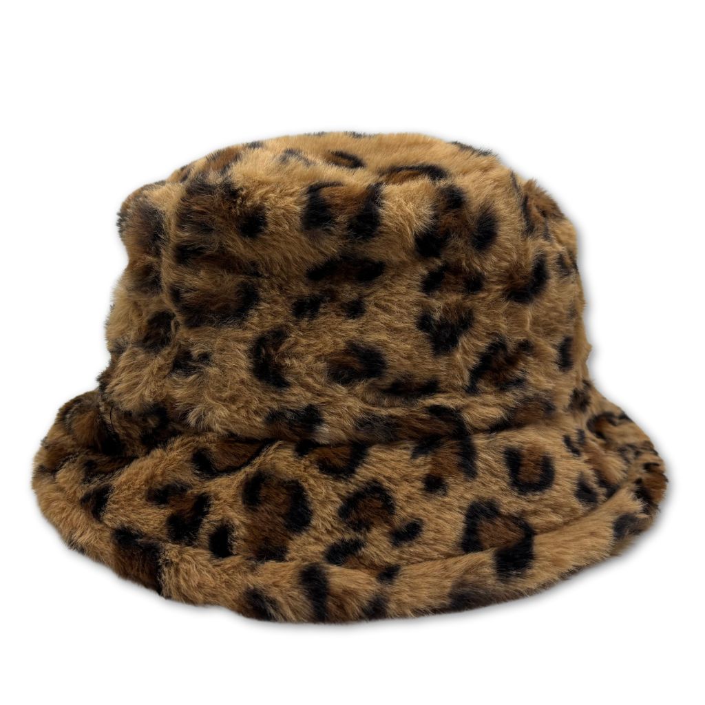 バケットハット 「Leopard」フェイクファー 帽子 秋冬 レデイース