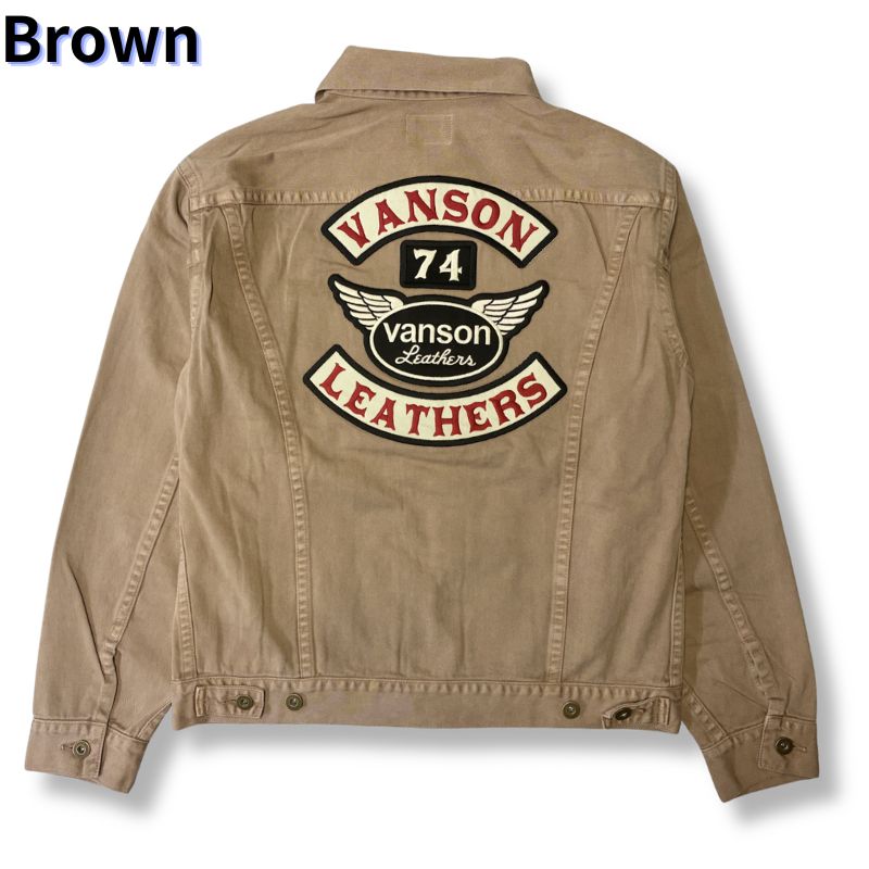 VANSON LEATHERS CUST TRACKER JACKET バンソン カスタムトラッカー