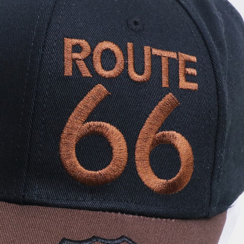 RT66 ルート66 キャップ ブラック／ブラウン 帽子 （66-AC-CP-026BKBR