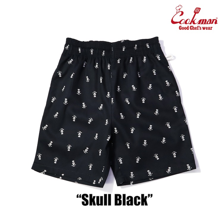 COOKMAN/クックマン ショートシェフパンツ Chef Pants Short Skull