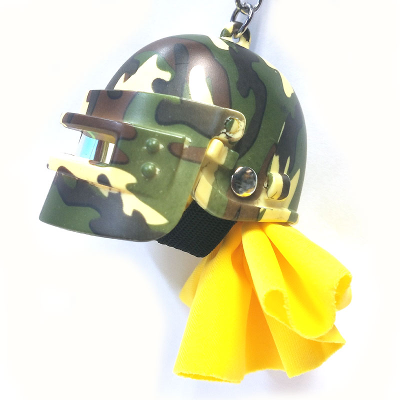てるぼう＆甲冑ヘルメットキーホルダーセット 『カモフラージュ』 雨