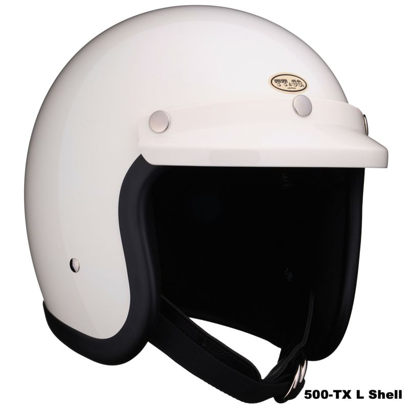 TT&CO.】500-TX 専用バイザー アイボリー | すべての商品 | Motobluez