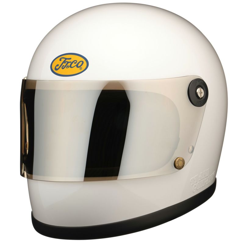 コモタロウ品TT&CO スーパーマグナム ホワイト ミラーシールド TT&CO.】スター SG/DOT 専用シールド クリアミラー | すべての