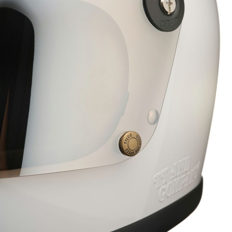 TT&CO スーパーマグナム ホワイト ミラーシールド コモタロウ品TT&CO