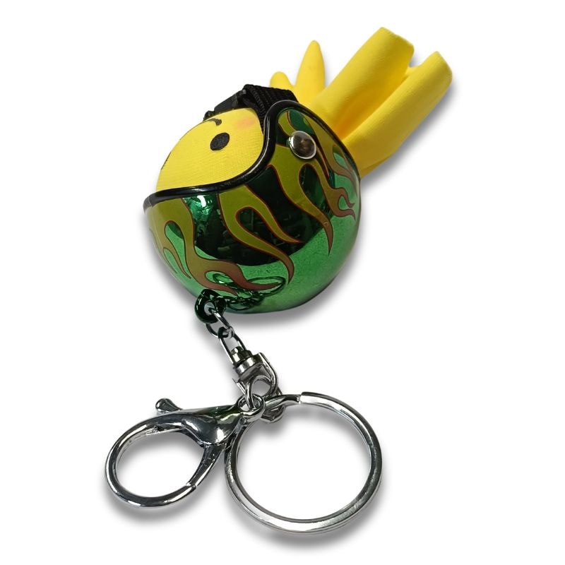 てるぼう＆ヘルメットキーホルダーセット『フレイム