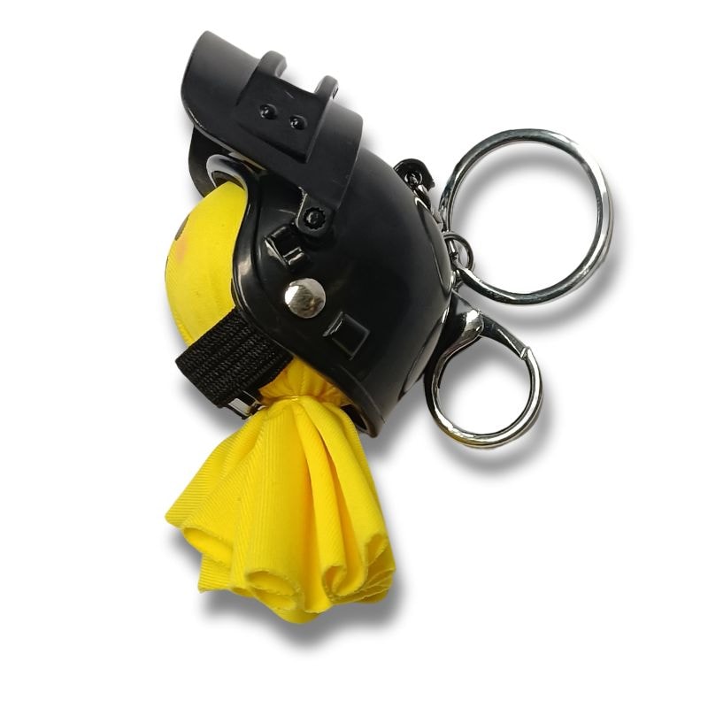 てるぼう＆甲冑ヘルメットキーホルダーセット 『ブラック』 雨 梅雨