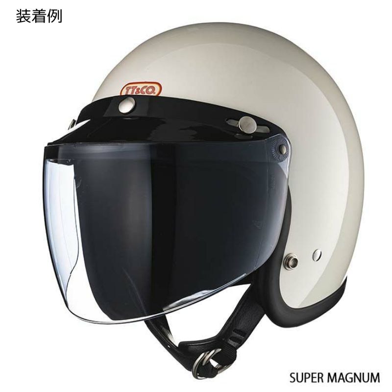 TT&CO.】FLIP UP SHIELD CLEAR フリップアップシールド ライトスモーク