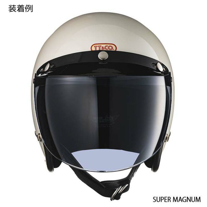 TT&CO.】FLIP UP SHIELD CLEAR フリップアップシールド ライトスモーク