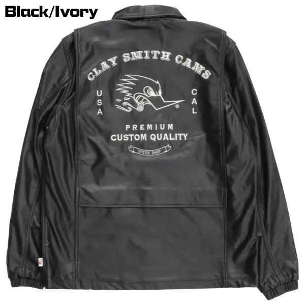 CLAY SMITH クレイスミス REALBLACK レザーコーチジャケット 2カラー