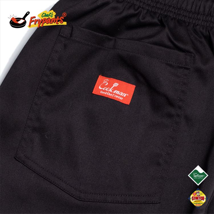 COOKMAN/クックマン Chef's Frypants Black シェフパンツ フライパンツ