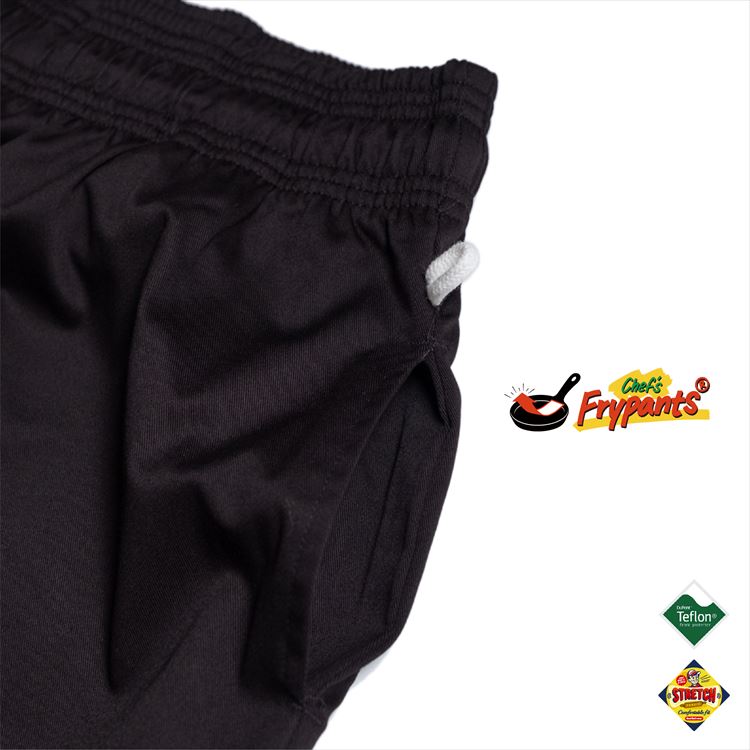 COOKMAN/クックマン Chef's Frypants Black シェフパンツ フライパンツ