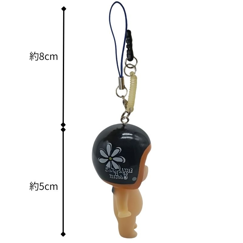 ダムトラックス キューピーキーホルダー ストラップ イヤホンジャック