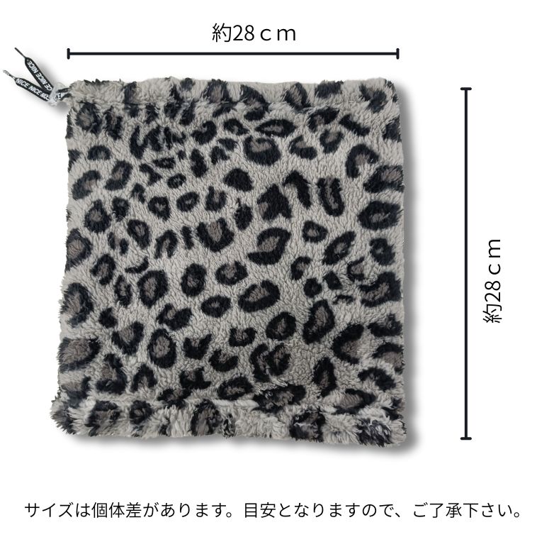 DOLCE & GABBANA ヒョウ柄 ネックウォーマー ネックウォーマー フェイスマスク 「Leopard」 レオパード ふわふわ