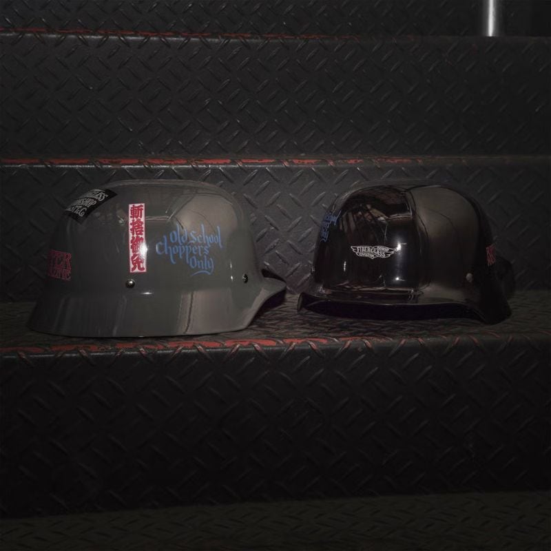 TT&CO.】RIPPER MAGAZINE x TT&CO. ジャーマン ハーフヘルメット FRP