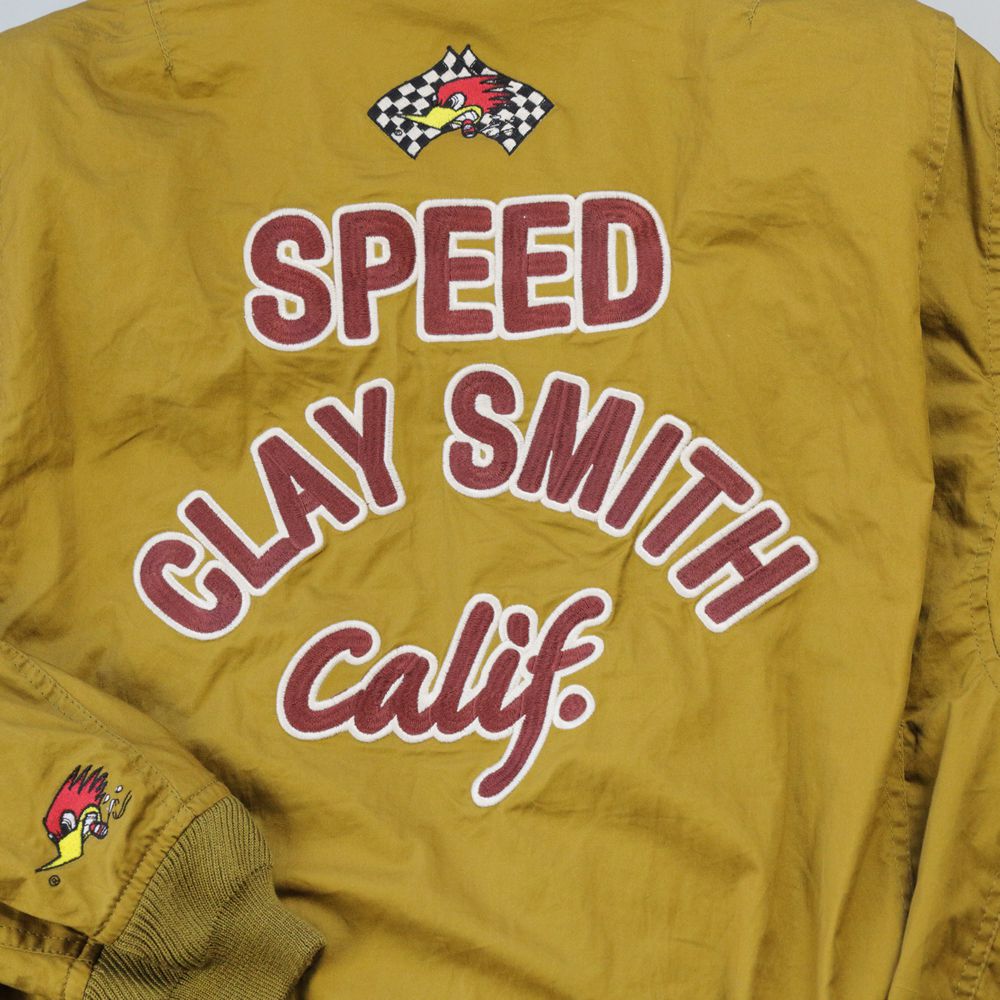 みーさスタジャン L 青/黄色　Clay Smith Racing みーさスタジャン L 青/黄色 Clay Smith Racing みーさ様専用