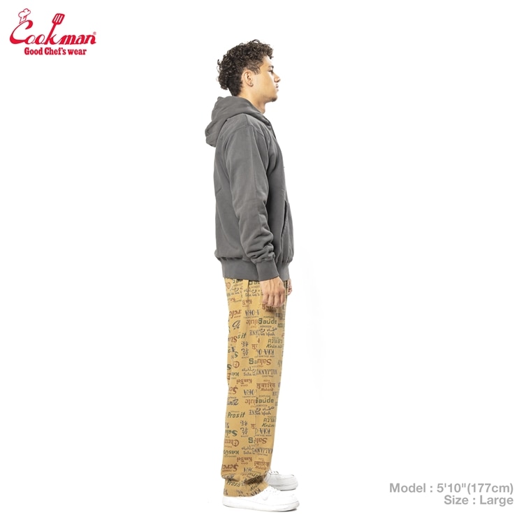COOKMAN/クックマン シェフパンツ セミワイド Chef Pants Semiwide