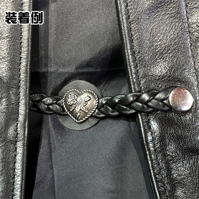 HOTLEATHERS】ホットレザー 編み上げ ベストエクステンダー『Heart