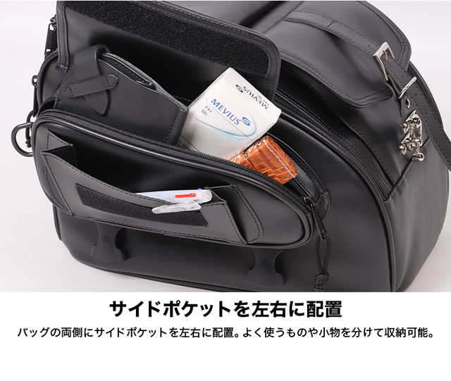DEGNER】 デグナー ナイロンシートバッグ/NYLON SEAT BAG（ブラック 