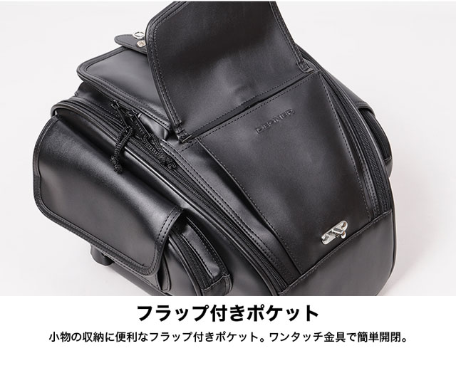 DEGNER】 デグナー ナイロンシートバッグ/NYLON SEAT BAG（ブラック 