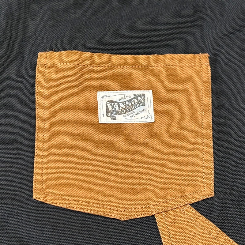 VANSON バンソン ロゴ刺繍 オーバーオール サロペット つなぎ メンズ