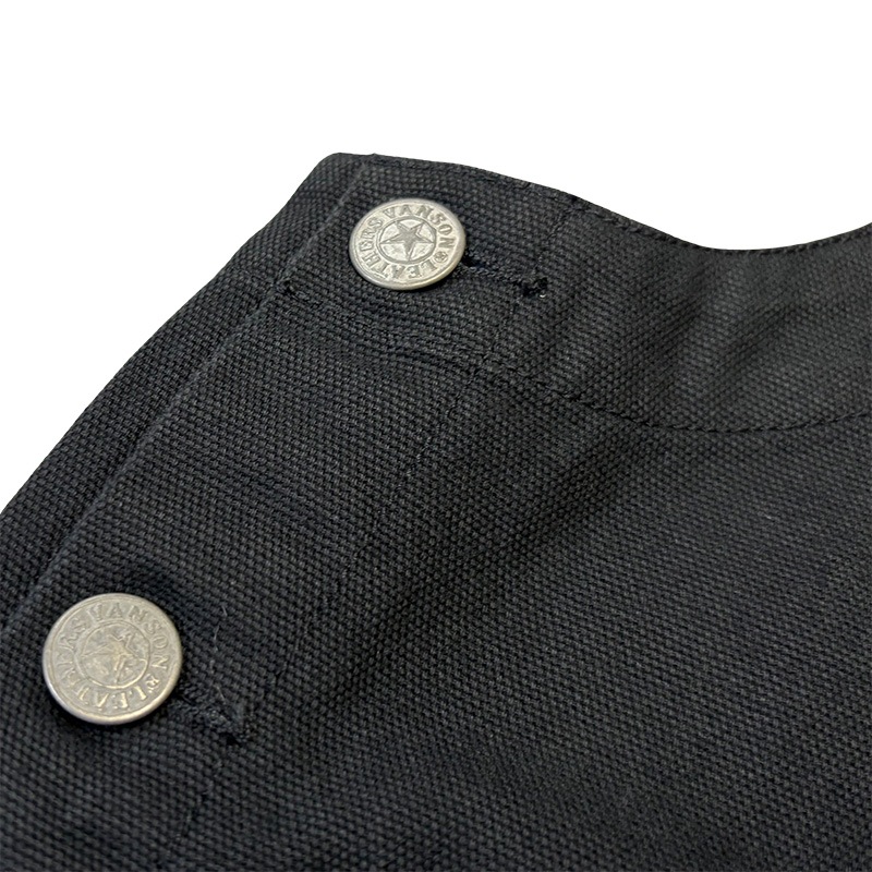 VANSON バンソン ロゴ刺繍 オーバーオール サロペット つなぎ メンズ