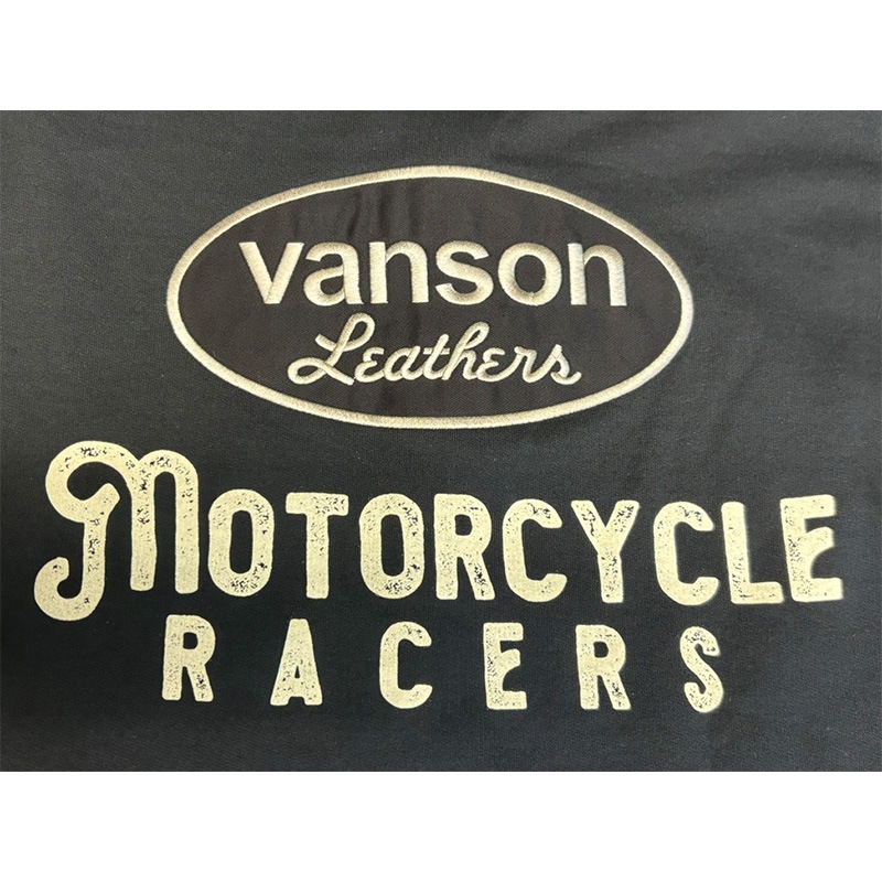 VANSON バンソン 裏微起毛ジップアップパーカー カスタムジップ