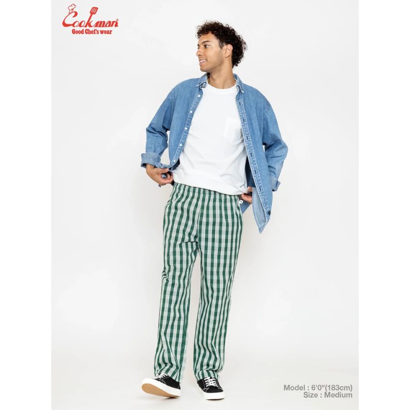 COOKMAN/クックマン シェフパンツ セミワイド Chef Pants Semiwide