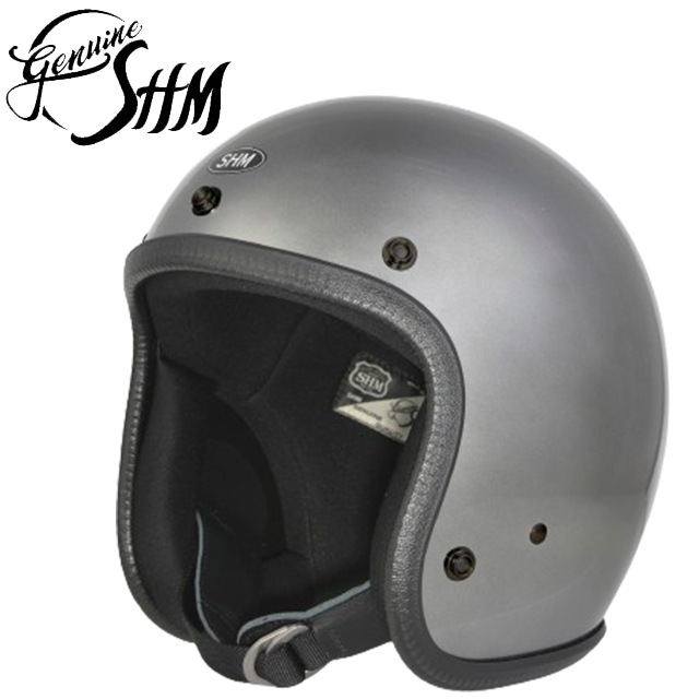 SHM BARE METAL ジェットヘルメット SHM Lot-505 ベアメタル｜3サイズ
