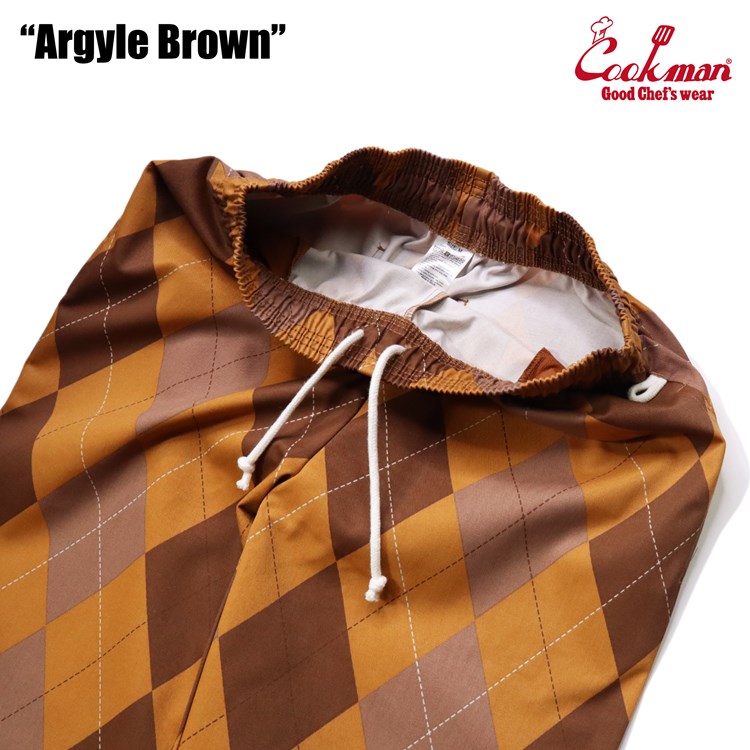 楽天市場】クックマン COOKMAN シェフパンツ CHEF PANTS BROWN