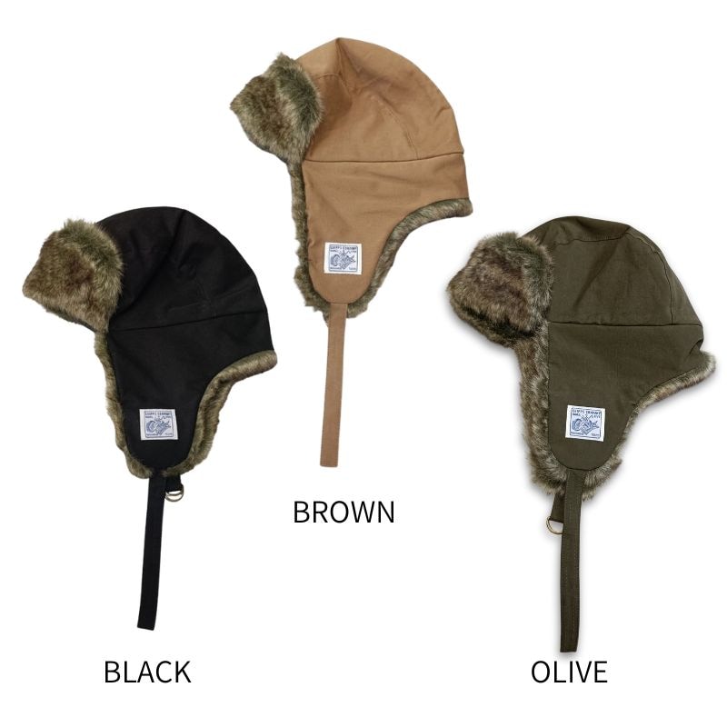 save the duck flight fur cap フライトキャップ CHIPPS COMPANY チップスカンパニー FLIGHT CAP - FUR - フライト