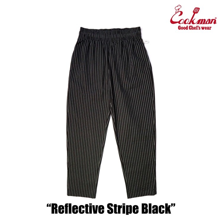 COOKMAN/クックマン Long Chef Pants シェフパンツ「Reflective Stripe