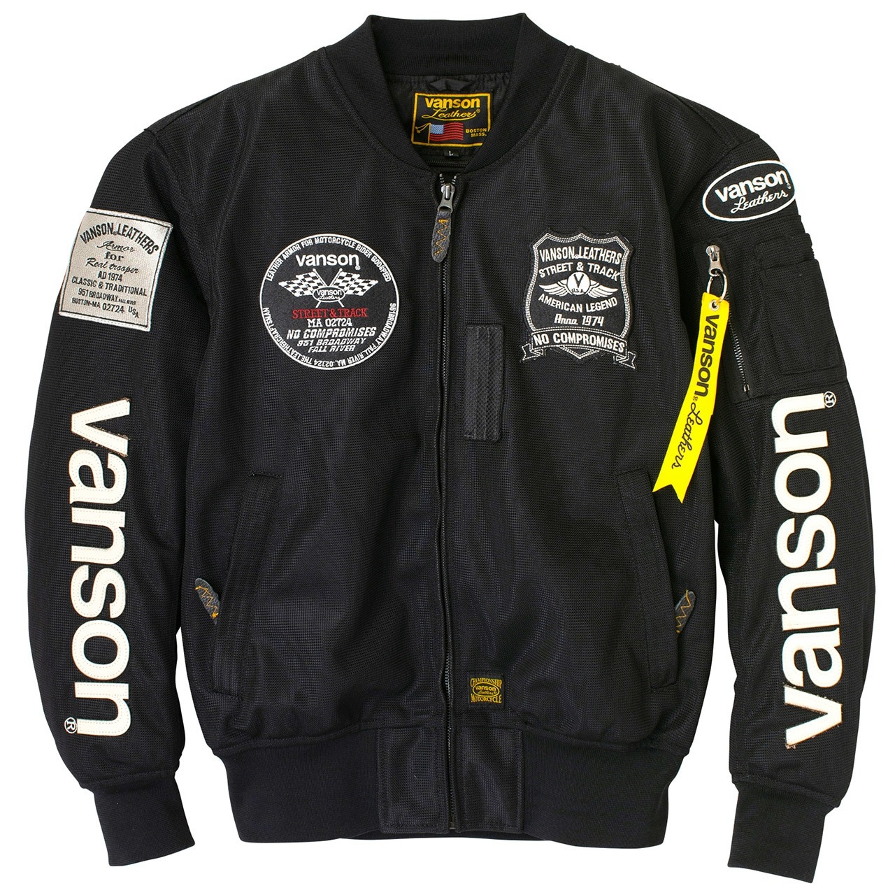 30％OFF！】VANSON バンソン メッシュMA-1ジャケット｜3カラー