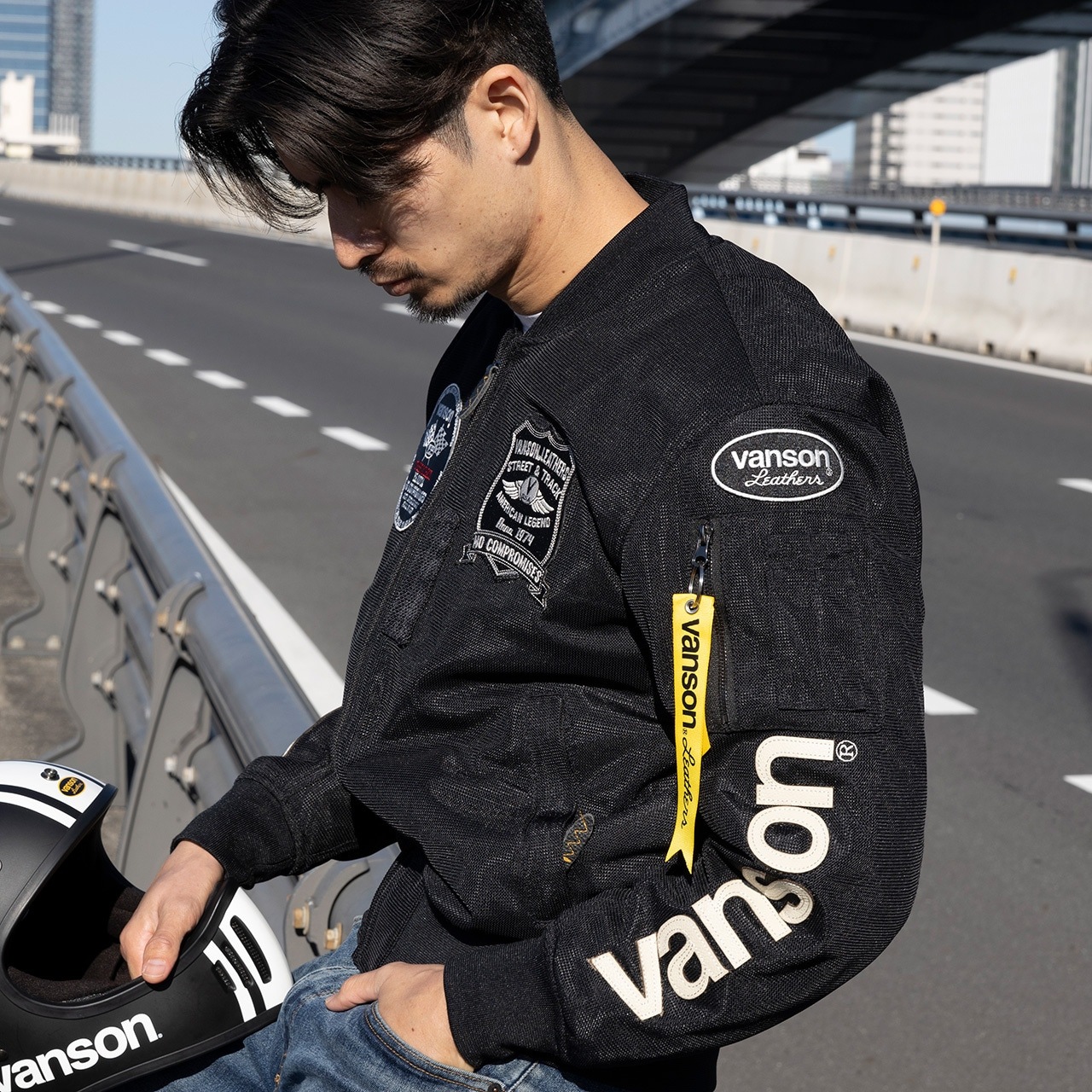 30％OFF！】VANSON バンソン メッシュMA-1ジャケット｜3カラー