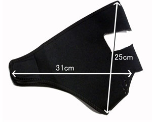 ZAN headgear】ネオプレンフルフェイスマスク ≪LARGE≫・大顔