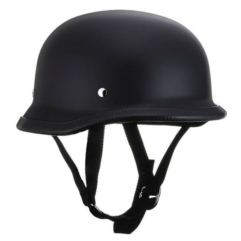 TT&CO USA ジャーマン　ハーフヘルメット　XL/XXL　ブラック TT&CO.】USA ジャーマン ハーフヘルメット 半ツヤ ブラック USA GERMAN