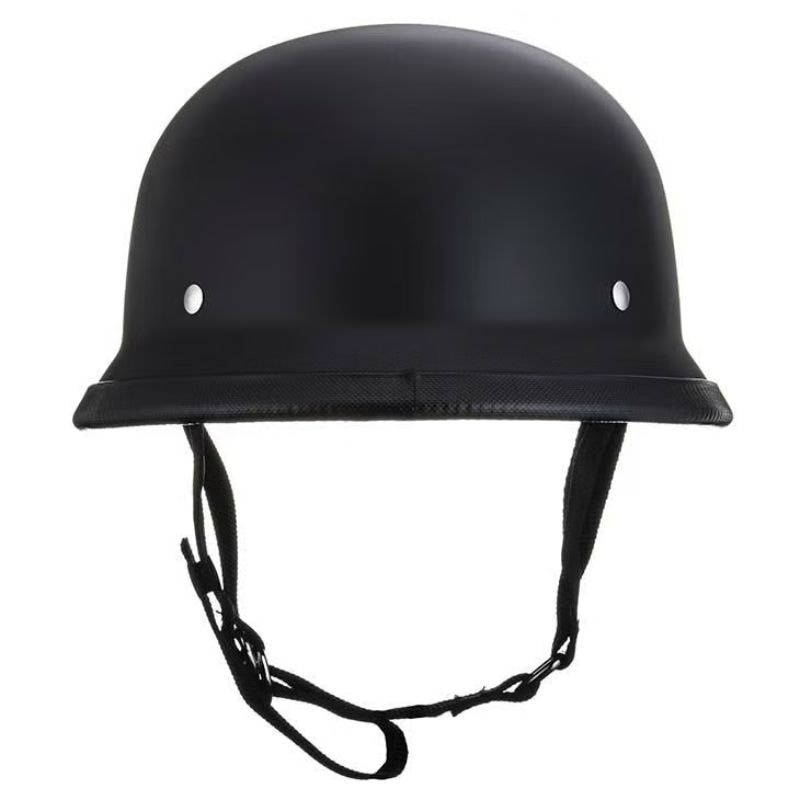 N*i様 TT&CO. バイク ヘルメット ハーフ USAジャーマン TT&CO.】USA ジャーマン ハーフヘルメット 半ツヤ ブラック USA GERMAN