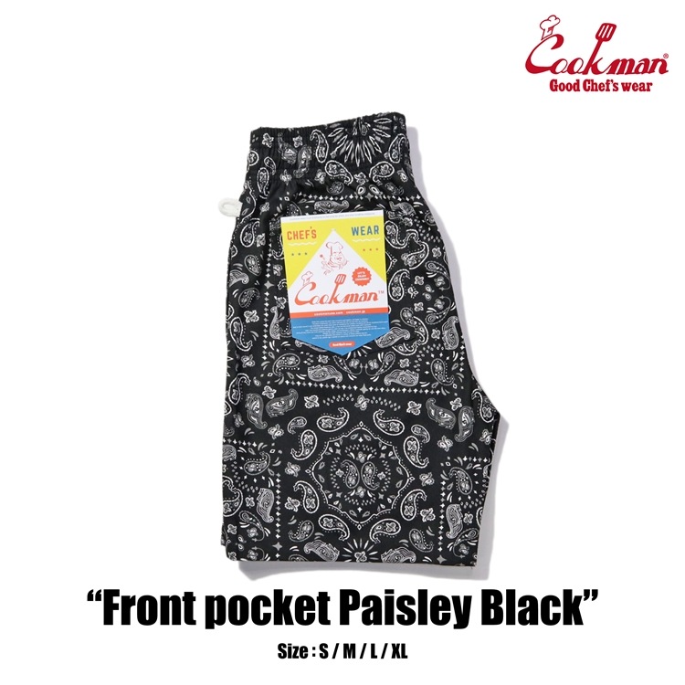 COOKMAN/クックマン Chef Pants Short Front pocket シェフパンツ