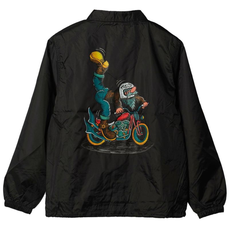 【即購入ok】tt&co コーチジャケット TT&CO.】COACH JACKET Black コーチジャケット ブラック ティーティー