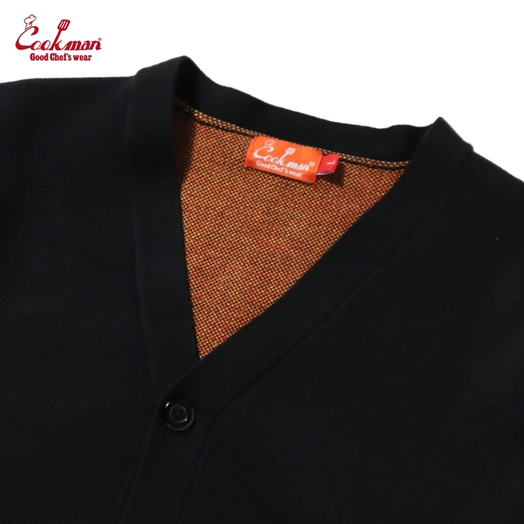 COOKMAN/クックマン カーディガン Knitted Cardigan 「Flame Black 