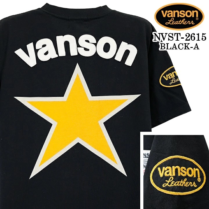 VANSON バンソン TEE S/S T-SHIRT PREMIUM 天竺 半袖 Tシャツ