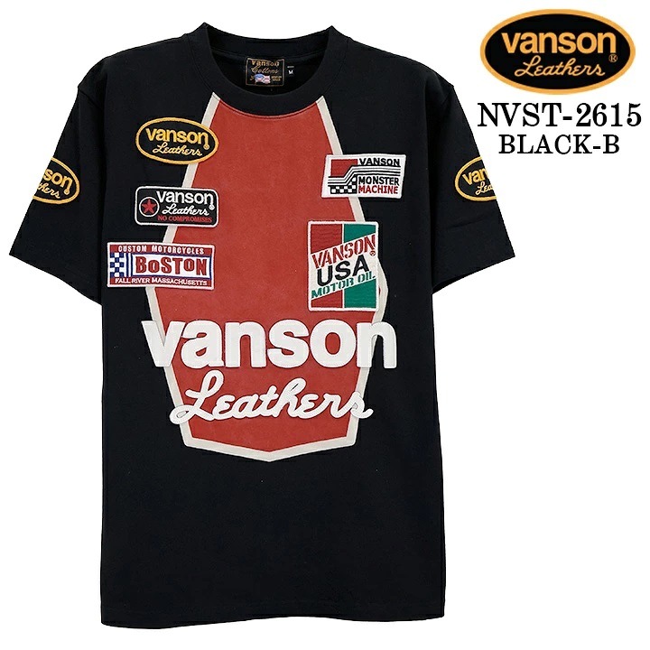 VANSON バンソン TEE S/S T-SHIRT PREMIUM 天竺 半袖 Tシャツ
