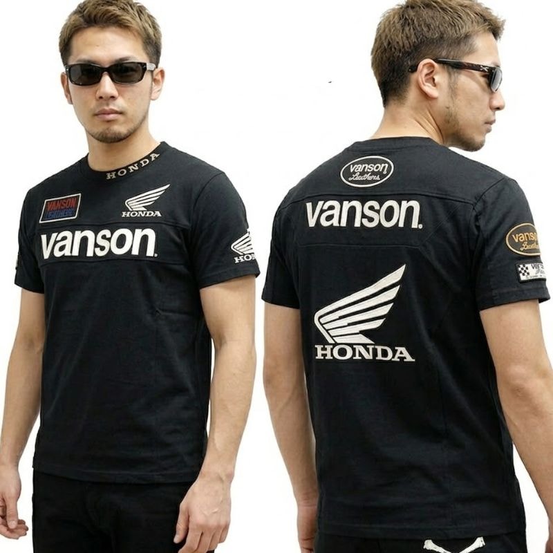 セール！40％オフ！】HONDA VANSON ホンダ バンソン コラボ TEE 天竺