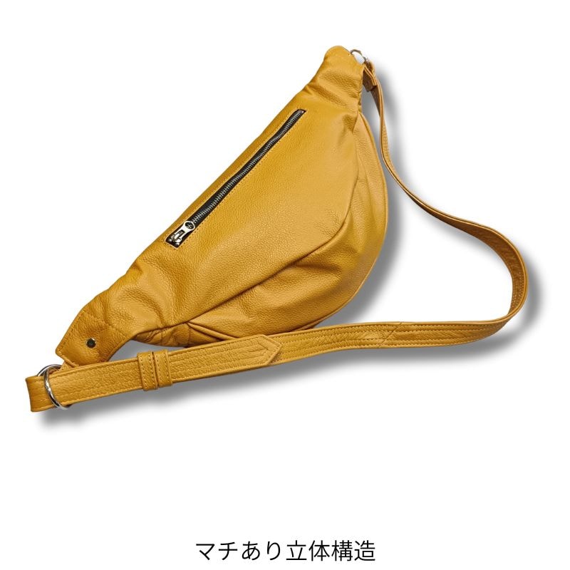 MOTOBLUEZ バッファローレザーファニーパック ダイヤステッチ レザー