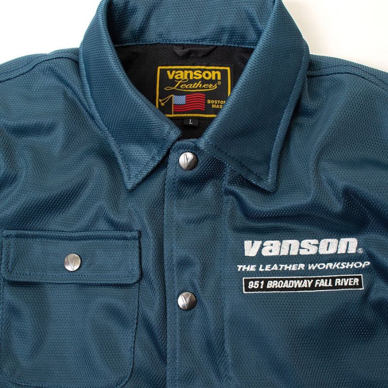 VANSON / バンソン メッシュコーチジャケット 春夏モデル TVS2603S｜3