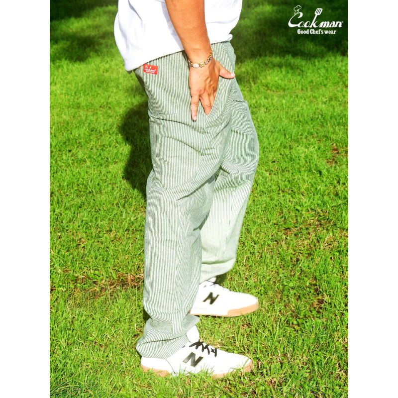 COOKMAN/クックマン Chef Pants シェフパンツ「Hickory Green」（ユニ 