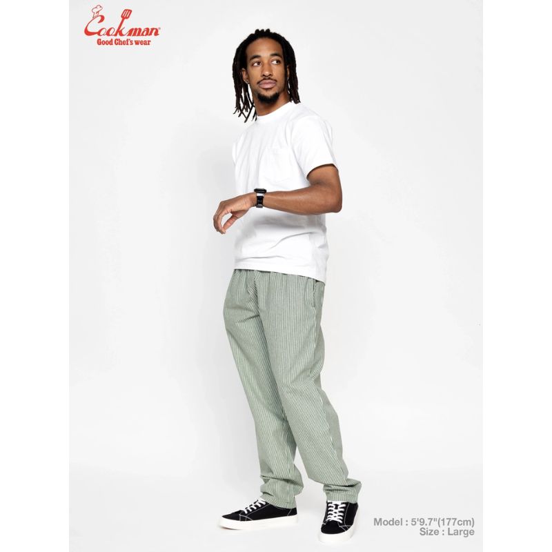 COOKMAN/クックマン Chef Pants シェフパンツ「Hickory Green」（ユニ
