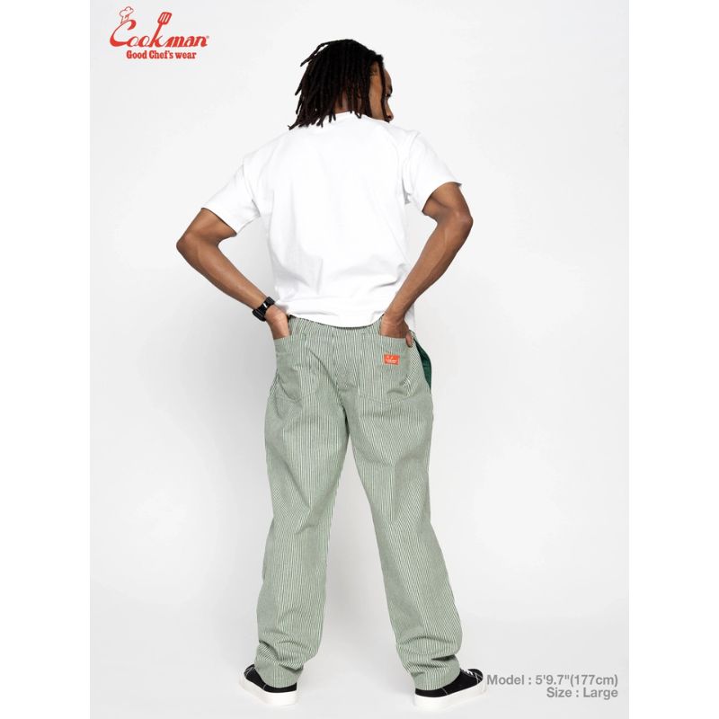COOKMAN/クックマン Chef Pants シェフパンツ「Hickory Green」（ユニ